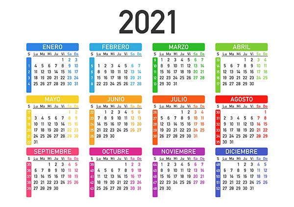 calendario-2021-vector